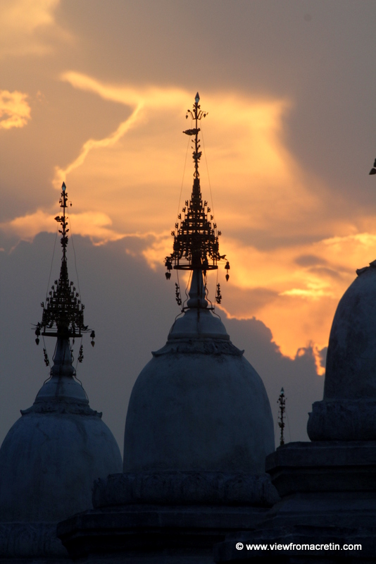 Mandalay Hill sunset after a rainstorm